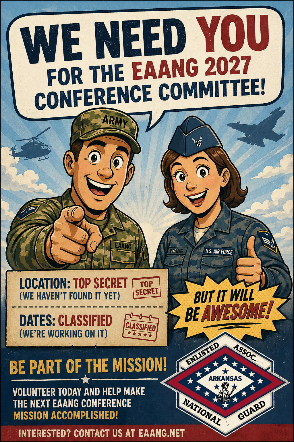 EAANG 2027 State Conference Committee Volunteer Mission